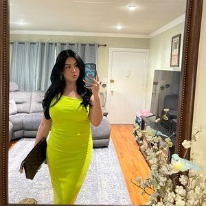 Zara ASYMMETRIC MIDI DRESS